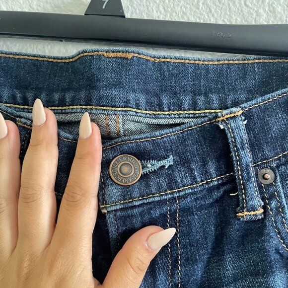 Abercrombie & Fitch Mens Skinny Dark Blue Jeans W32 x L32 Slim Denim - Picture 3 of 5